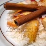 Zeeuwse Zoete Appeltjes Zeeuwse zoete appeltjes met rijst